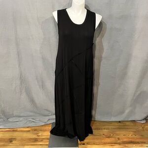 Joan Vass Black Maxi Dress